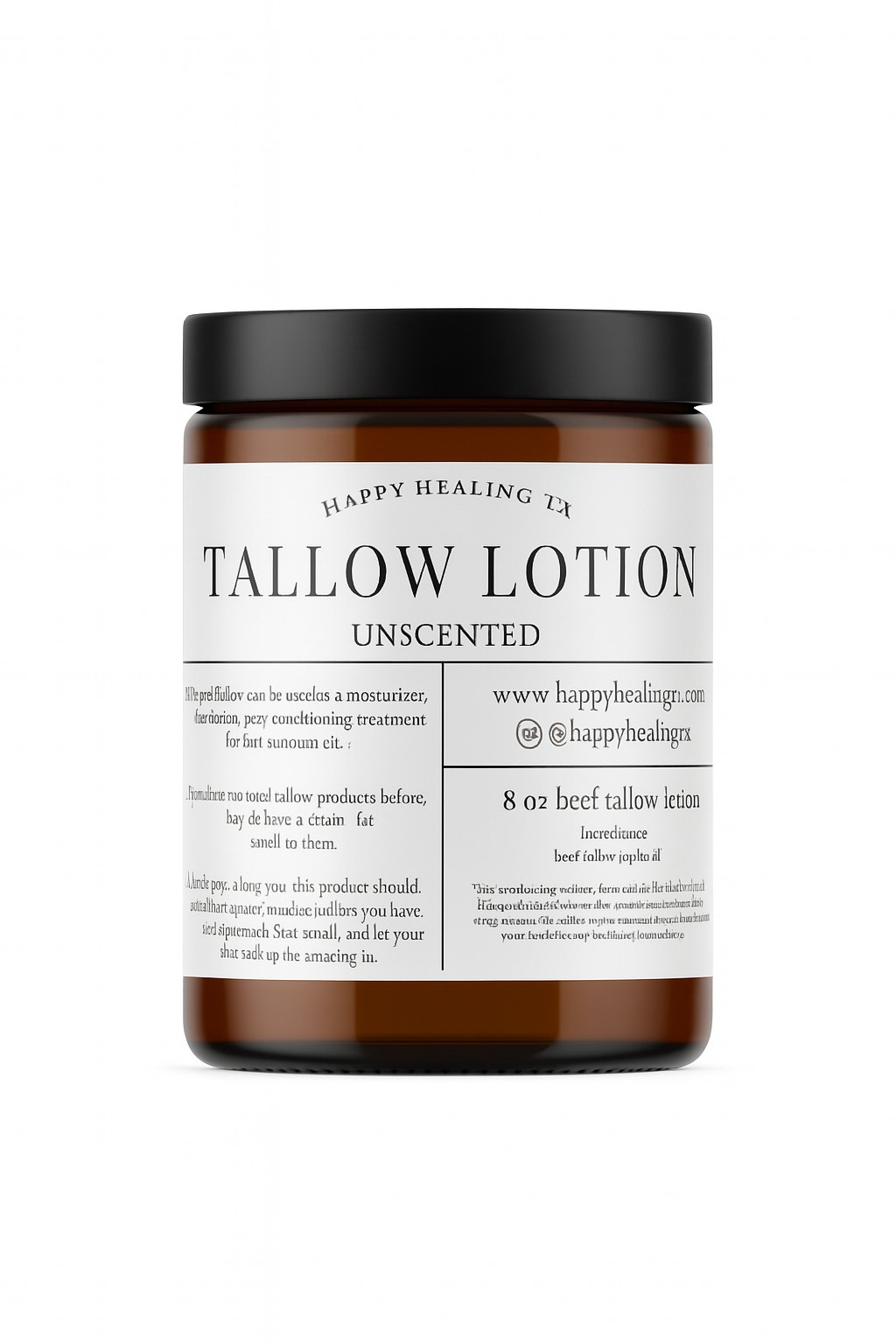 Tallow Lotion- Unscented