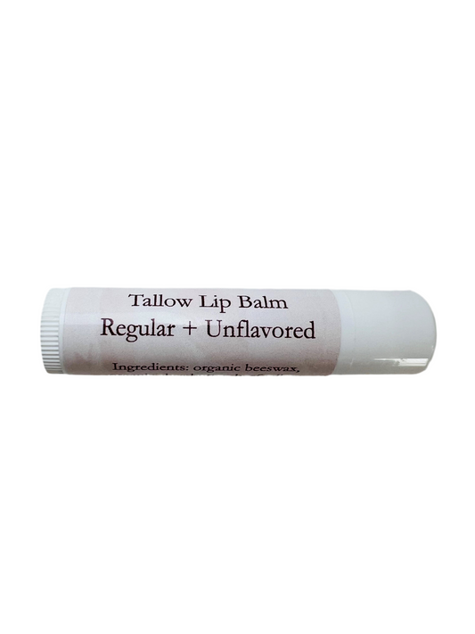 Tallow Lip Balm- Unflavored