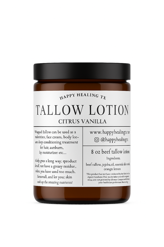 Tallow Lotion- Citrus Vanilla