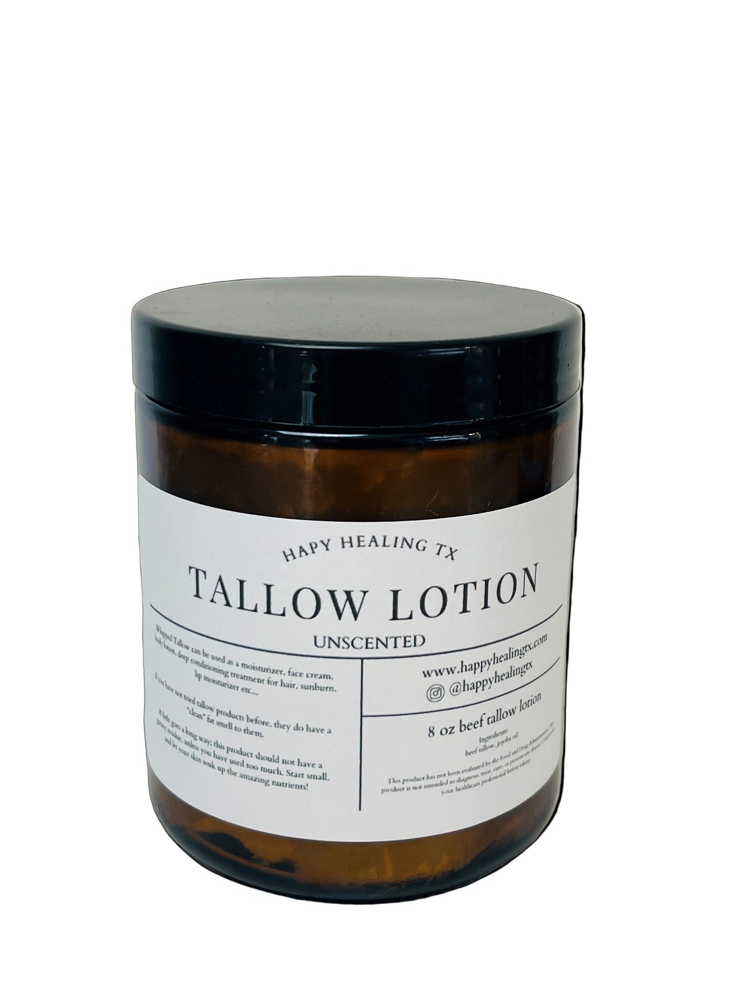 Tallow Lotion- Unscented
