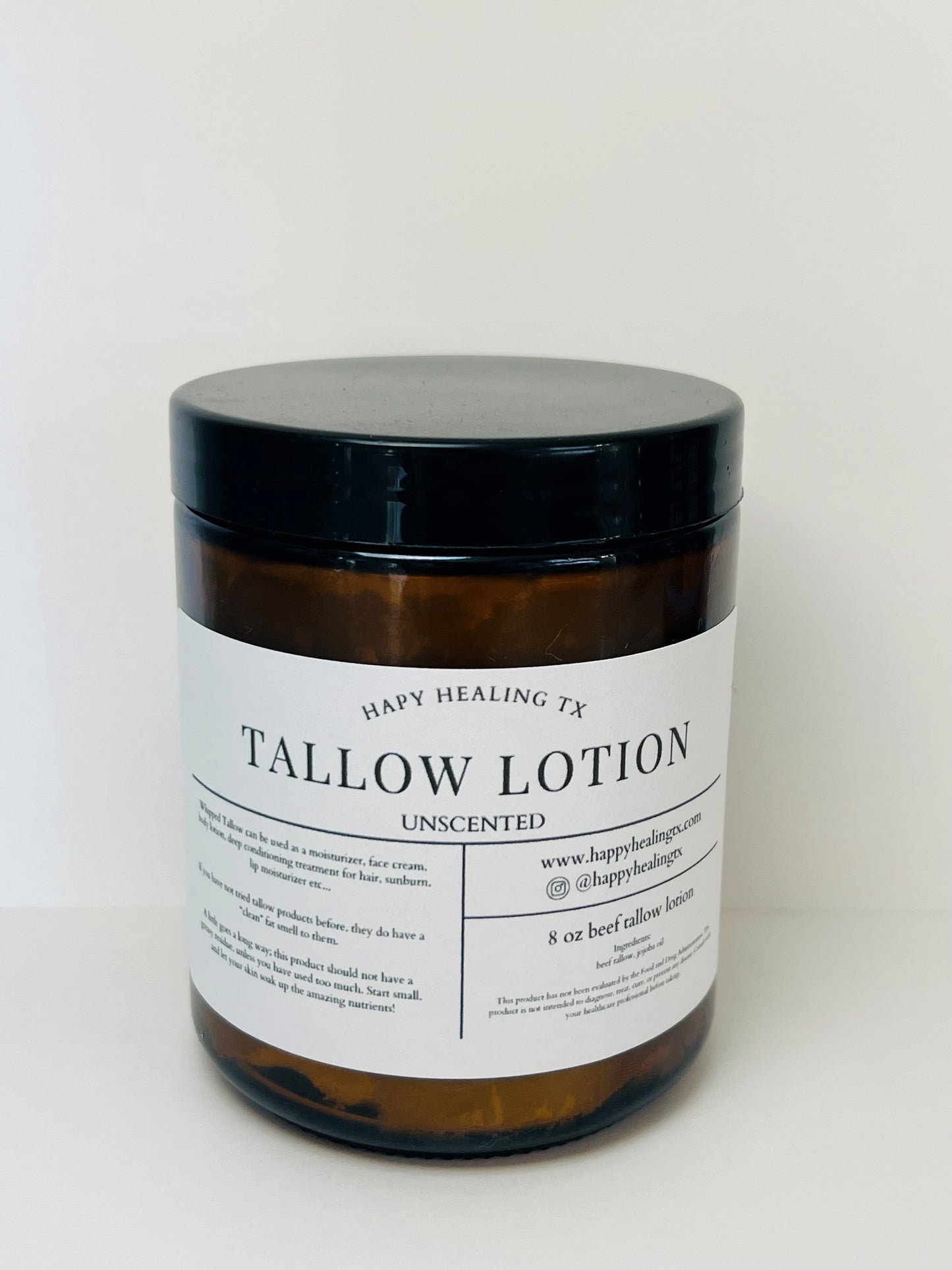 Tallow Lotion- Unscented